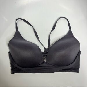 Victoria’s Secret lightly lined plunge bra gray size 32D